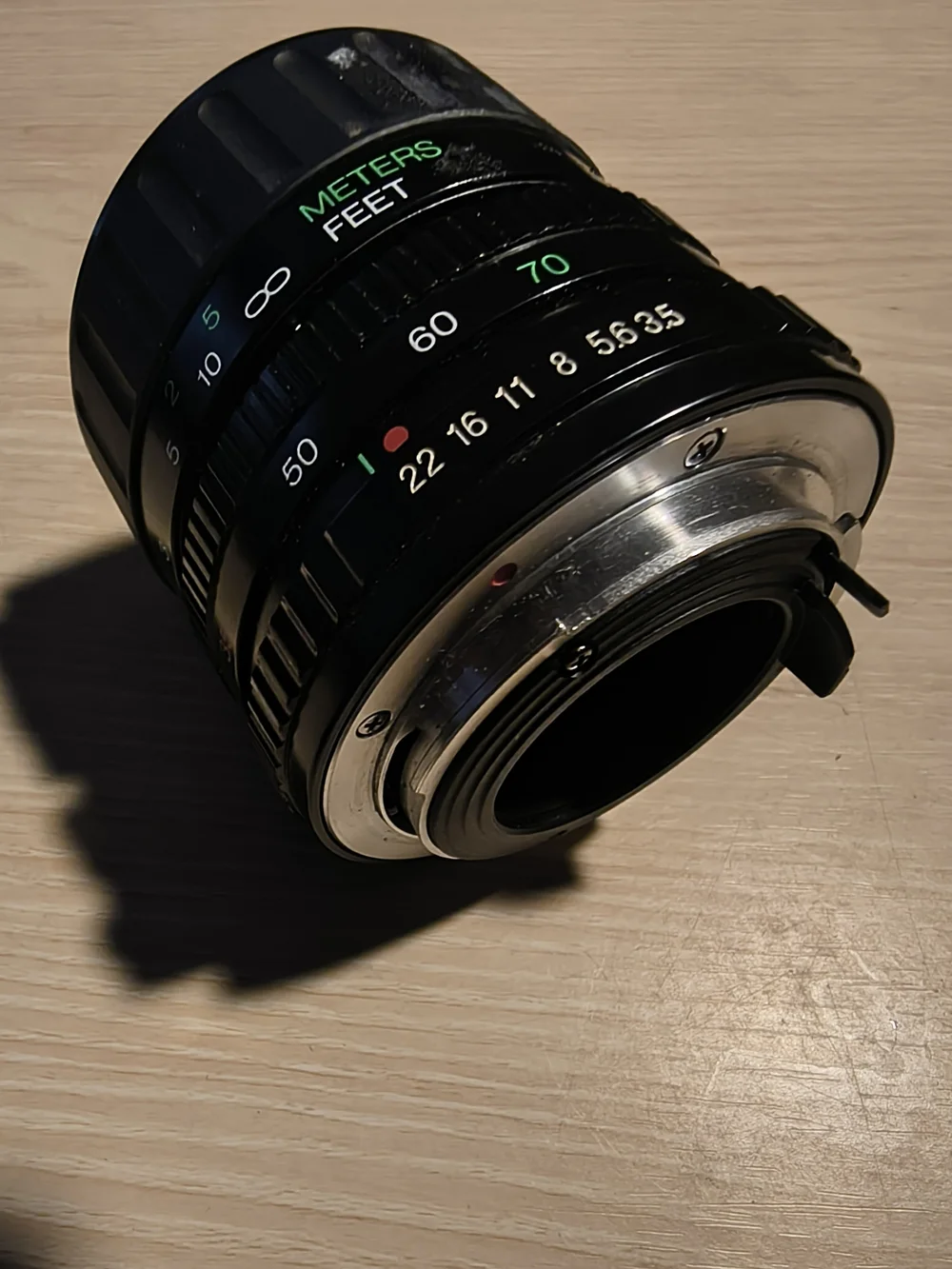 vintage Vivitar 35-70mm 1:3.5-4.8 MC Macro Focusing Zoom Lens with a 52mm filter